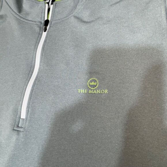 Footjoy Sweater Men Extra Large Gray Perform Zip Mid Layer French Terry Golf - Picture 13 of 16